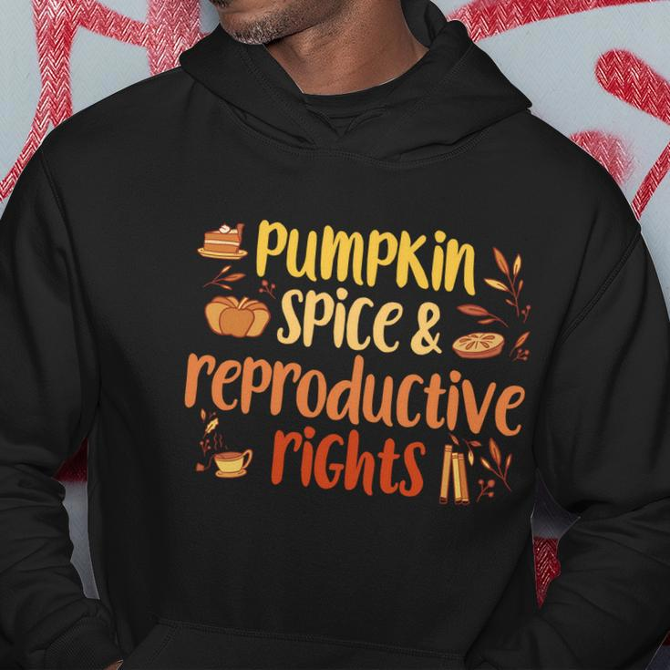 Pumpkin Spice And Reproductive Rights Pro Choice Feminist Funny Gift V3 Hoodie Unique Gifts