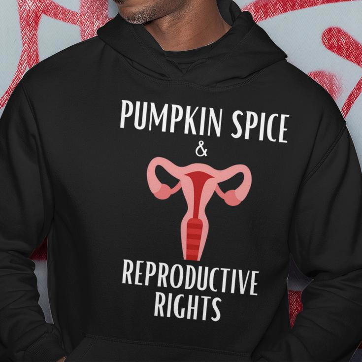 Pumpkin Spice And Reproductive Rights Pro Choice Feminist Great Gift Hoodie Unique Gifts