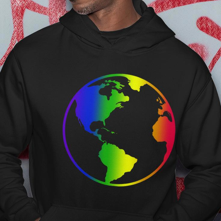 Rainbow Earth Rainbow Mother Earth Men Hoodie Personalized Gifts