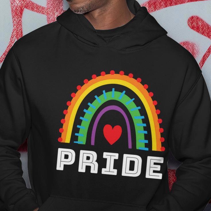 Rainbow Lgbtq Heart Pride Month Lbgt Hoodie Unique Gifts