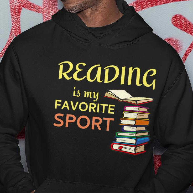 Reading Is My Favorite Sport A Cute And Funny Gift For Bookworm Book Lovers Book Hoodie Personalized Gifts