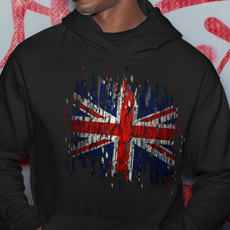 Ripped Uk Great Britain Union Jack Torn Flag Hoodie Unique Gifts