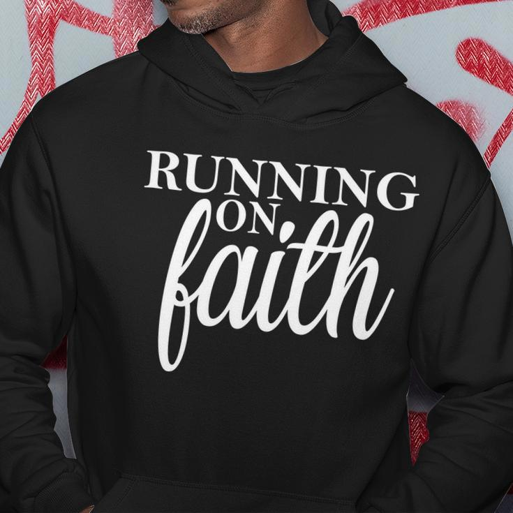 Running On Faith Hoodie Unique Gifts