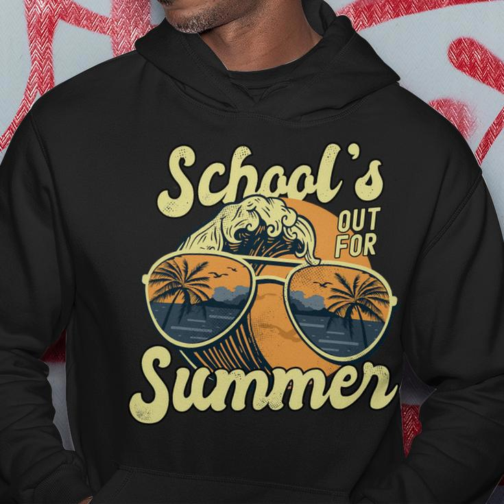 Schools Out For Summer For Teacher Cool Last Day Vintage Hoodie Funny Gifts