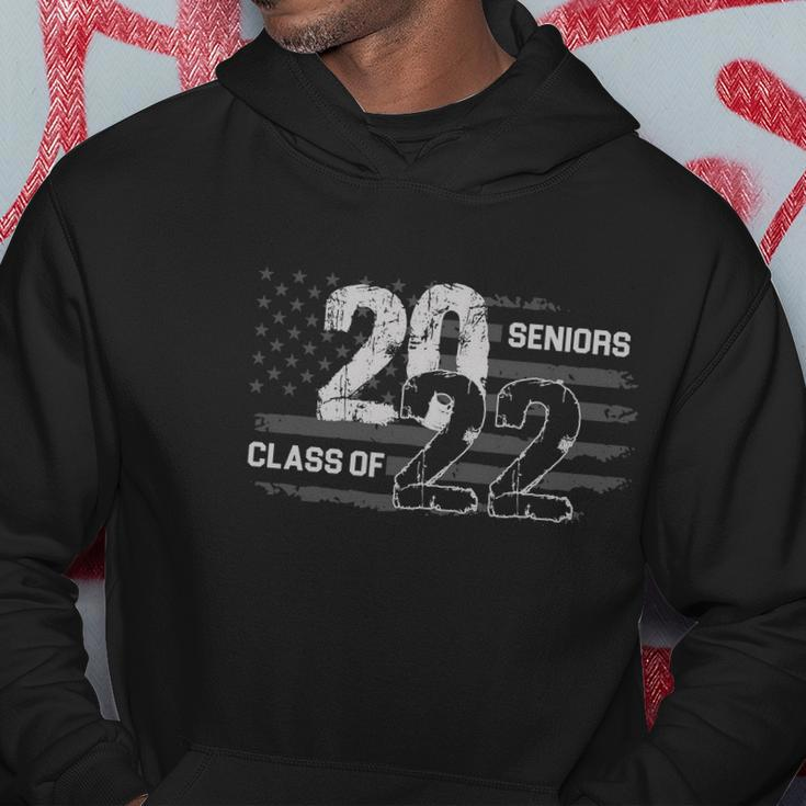 Seniors Class Of 2022 American Grey Style Flag Tshirt Hoodie Unique Gifts