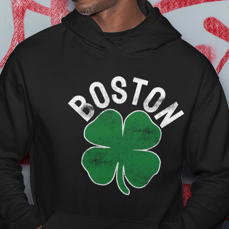 Shamrock Massachusetts Boston St Patricks Day Irish Green Men Hoodie Personalized Gifts
