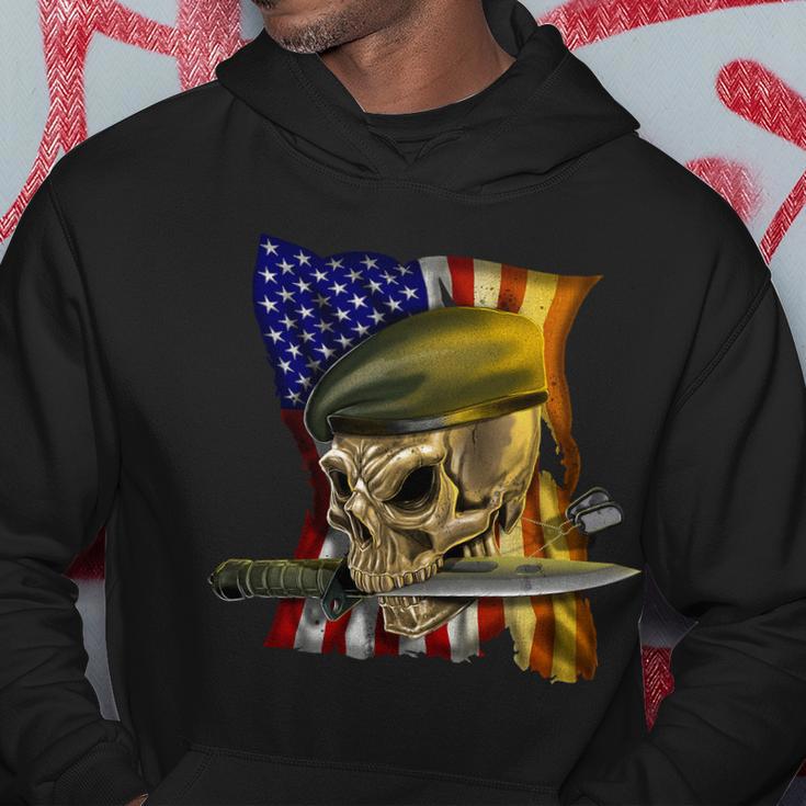 Skull Beret Military Tshirt Hoodie Unique Gifts