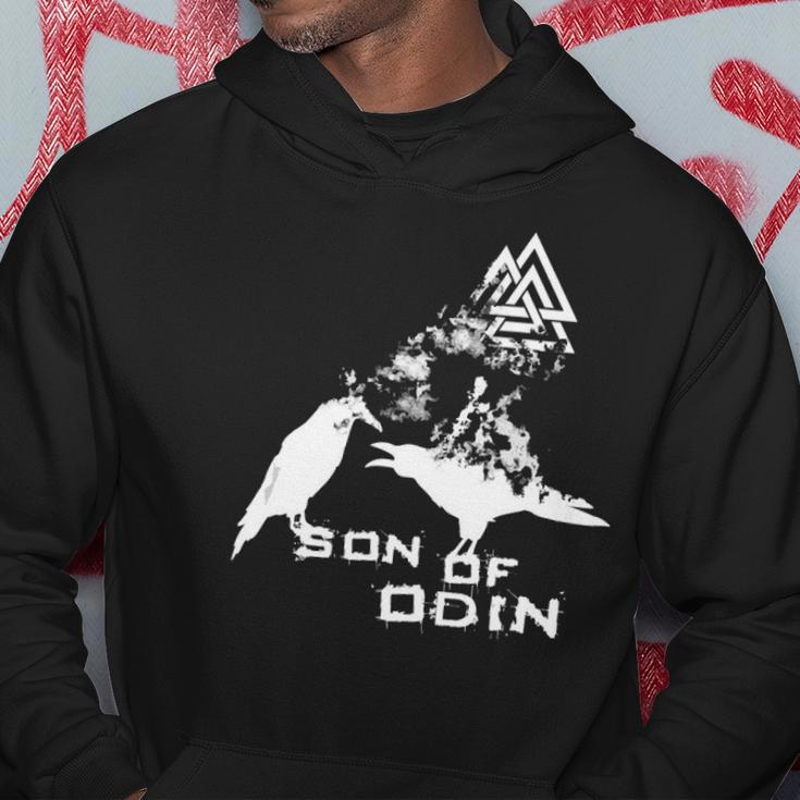 Son Of Odin Viking Odin&8217S Raven Norse Hoodie Unique Gifts