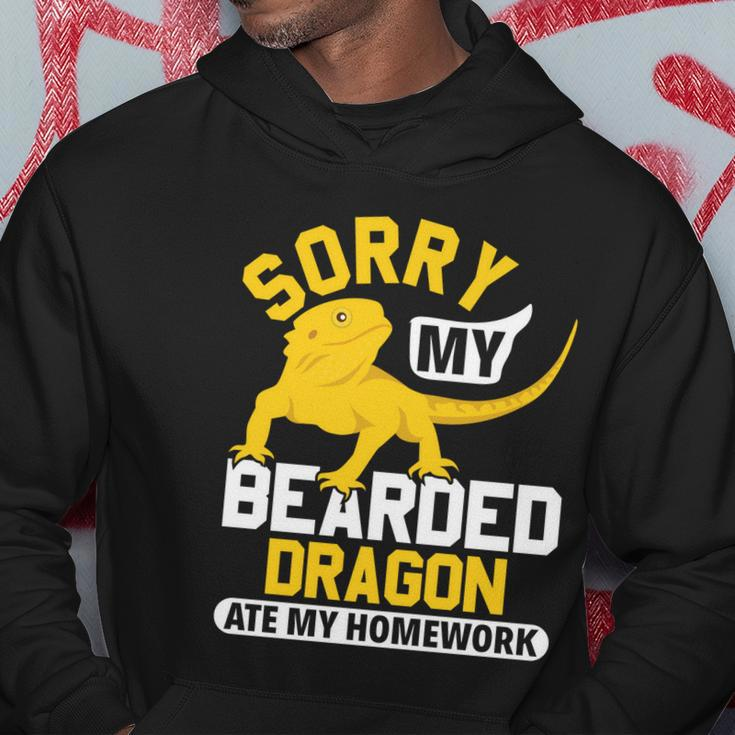 Sorry My Bearded Dragon Ate My Homework Lizard Lover Gift Hoodie Unique Gifts