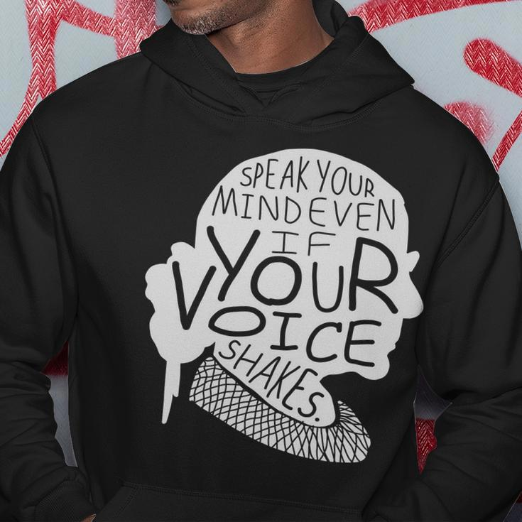 Speak Your Mind Even If Your Voice Shakes V2 Hoodie Unique Gifts