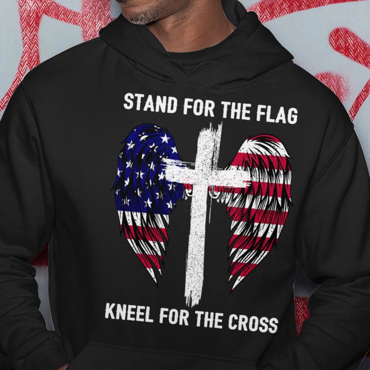 Stand For The Flag Kneel For The Cross Usa Eagle Tshirt Hoodie Unique Gifts