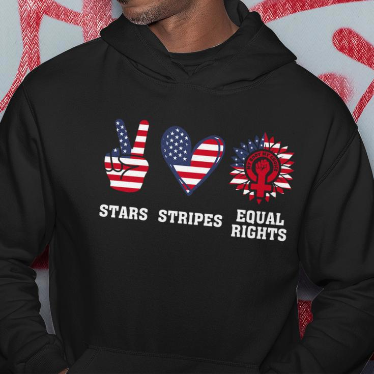 Stars Stripes And Equal Rights 4Th Of July Reproductive Rights Cute Gift V2 Hoodie Unique Gifts