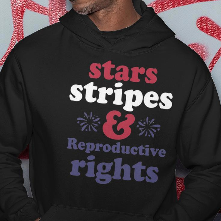 Stars Stripes Reproductive Rights Patriotic 4Th Of July Fireworks Hoodie Unique Gifts