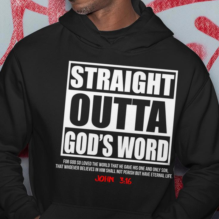 Straight Outta Gods Word John 316 Tshirt Hoodie Unique Gifts