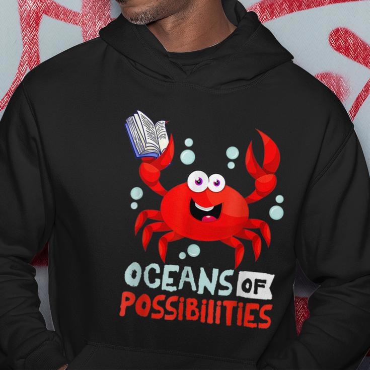 Summer Reading 2022 An Ocean Of Possibilities Cute Prize Crab Hoodie Unique Gifts