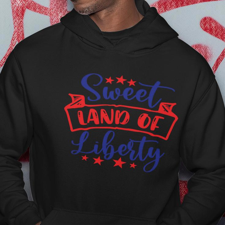 Sweet Land Of Liberty Freedom 4Th Of July Great Gift Hoodie Unique Gifts
