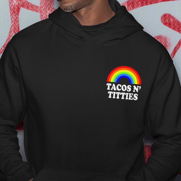 Tacos And Titties Funny Lgbt Gay Pride Lesbian Lgbtq Hoodie Unique Gifts