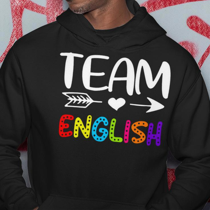 Team English - English Teacher Back To School Hoodie Funny Gifts