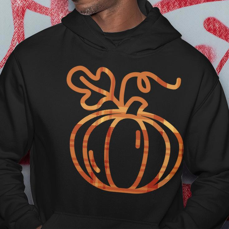 Thanksgiving Halloween Pumpkin Fall Autumn Plaid Men Hoodie Personalized Gifts