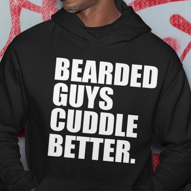 The Bearded Guys Cuddle Better Funny Beard Tshirt Hoodie Unique Gifts