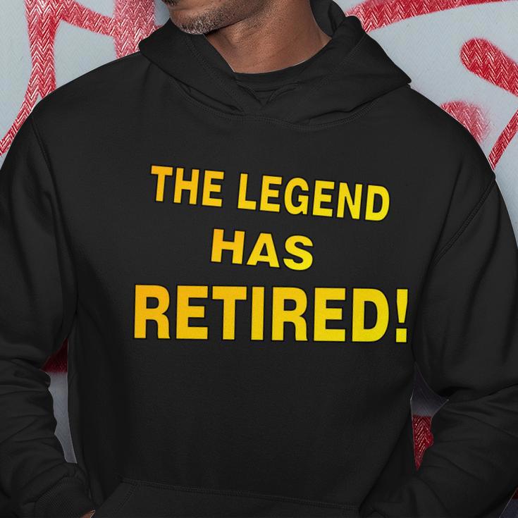 The Legend Has Retired Hoodie Unique Gifts