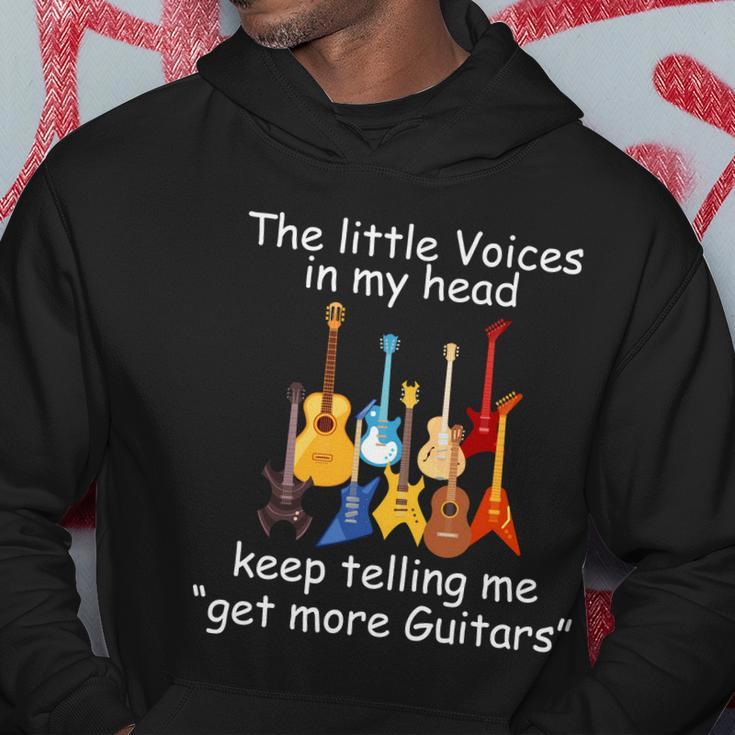 The Little Voices In My Head Say Get More Guitars Tshirt Hoodie Unique Gifts