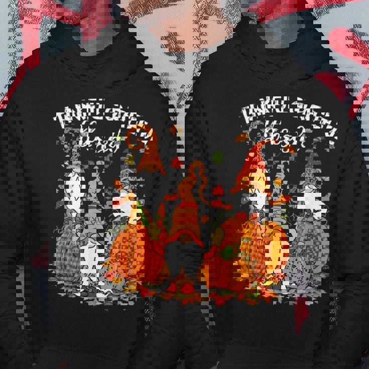 Three Cute Gnomes Halloween Pumpkin Autumn Fall Hoodie Personalized Gifts