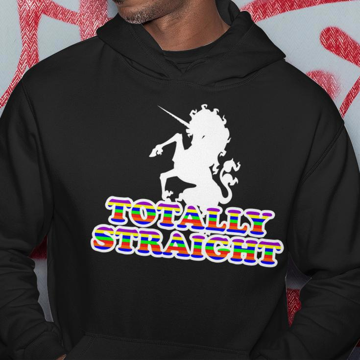 Totally Straight Unicorn Rainbow Pride Tshirt Hoodie Unique Gifts