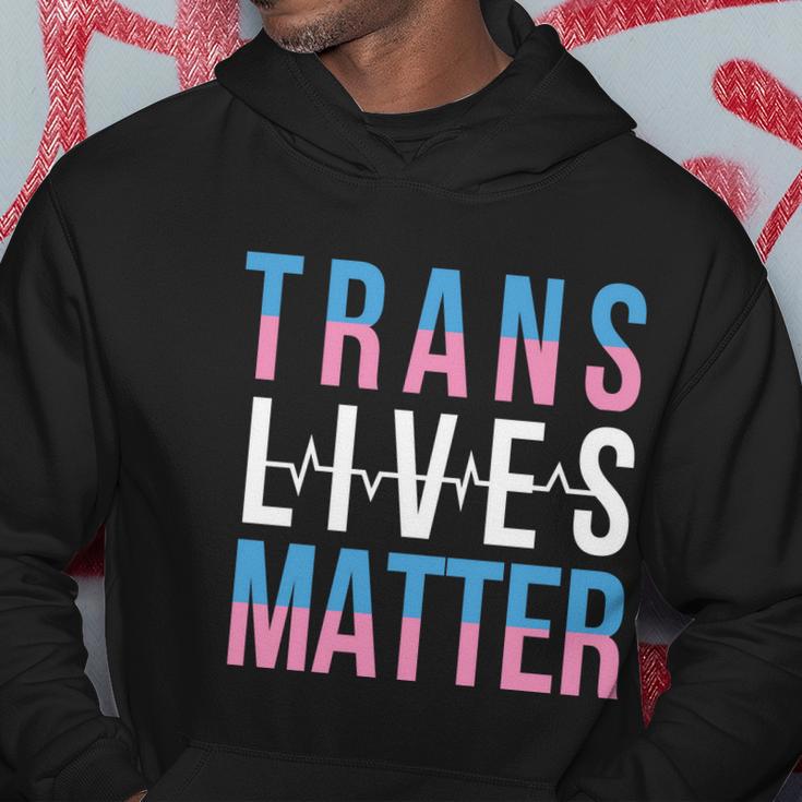 Trans Lives Matter Lgbtq Graphic Pride Month Lbgt Hoodie Unique Gifts