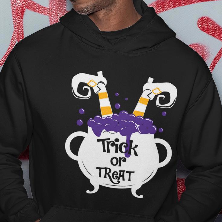 Trick Or Treat Funny Halloween Quote Hoodie Unique Gifts