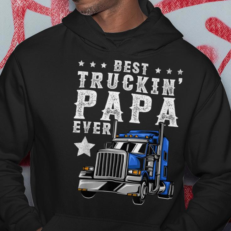 Trucker Trucking Papa Shirt Fathers Day Trucker Apparel Truck Driver Hoodie Funny Gifts