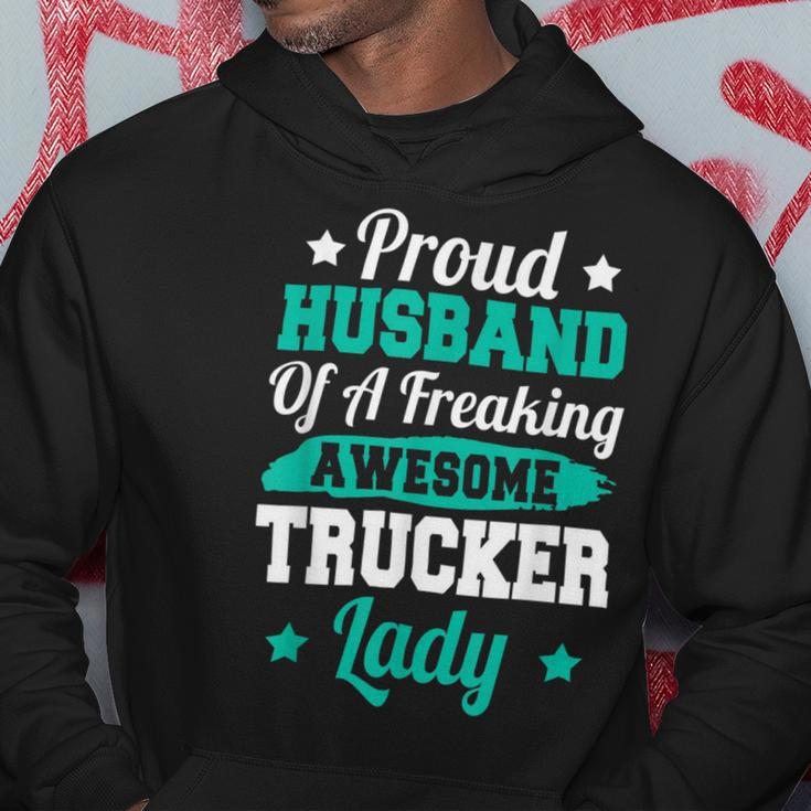 Trucker Trucking Truck Driver Trucker Husband Hoodie Funny Gifts
