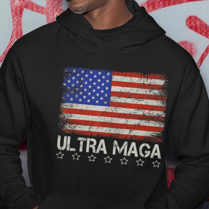 Ultra Maga Shirt Maga King Funny Anti Biden Us Flag Pro Trump Trendy Tshirt V2 Hoodie Unique Gifts