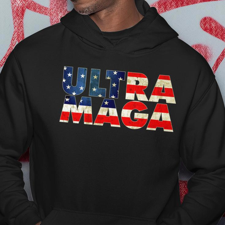 Ultra Maga Usa American Flag Hoodie Unique Gifts