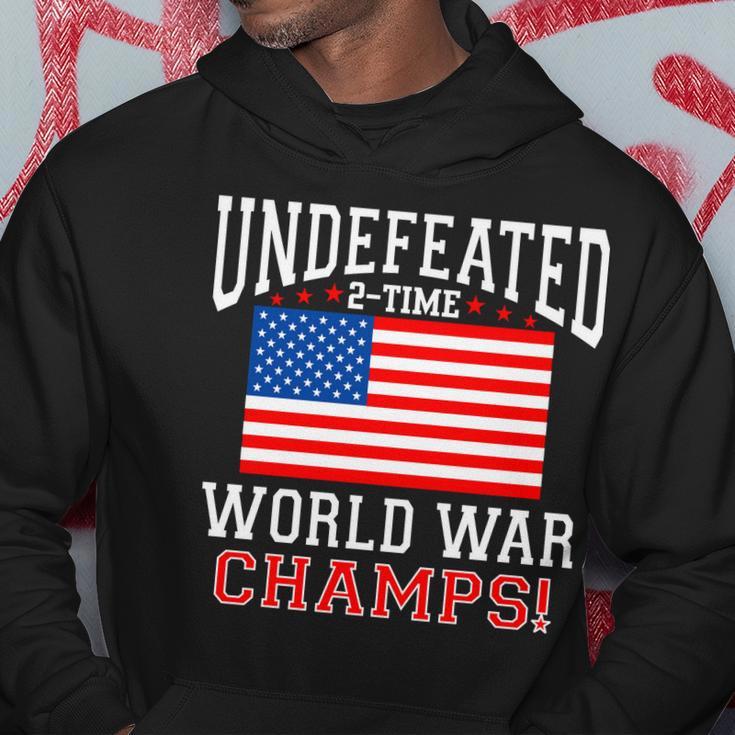 Undefeated 2-Time World War Champs Hoodie Unique Gifts