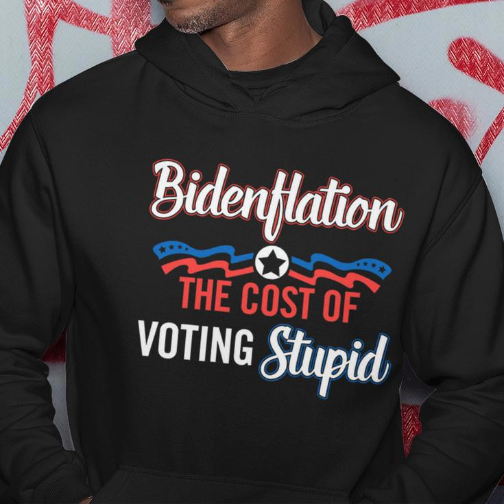Us President Flation The Cost Of Voting Stupid 4Th July Meaningful Gift Hoodie Unique Gifts