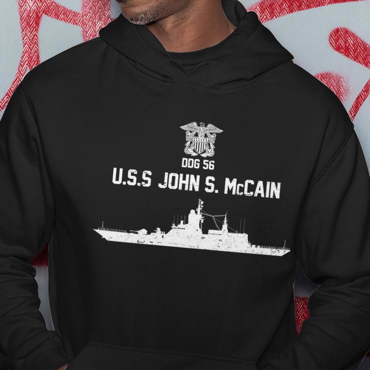 Uss John S Mccain Ddg 56 Navy Ship Emblem Hoodie Unique Gifts