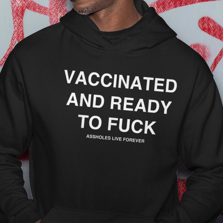Vaccinated And Ready To FUCK Funny Tshirt Hoodie Unique Gifts