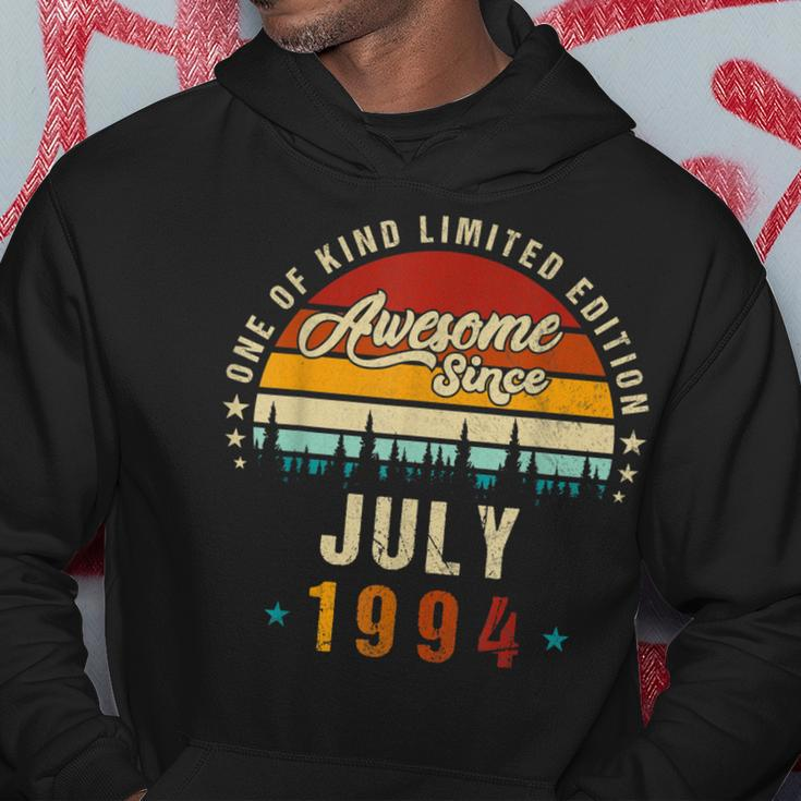 Vintage 28Th Birthday Awesome Since July 1994 Epic Legend Hoodie Funny Gifts