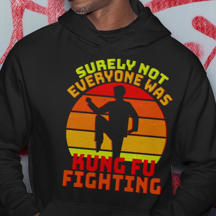 Vintage Retro Surely Not Everyone Was Kung Fu Fighting Tshirt Hoodie Unique Gifts