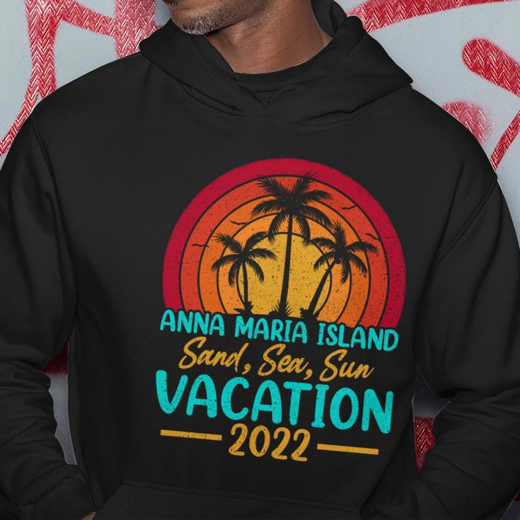Vintage Sunset Summer Vacation 2022 Anna Maria Island Beach Cool Gift Hoodie Unique Gifts