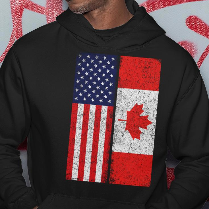 Vintage Usa Canadian Flag Hoodie Unique Gifts