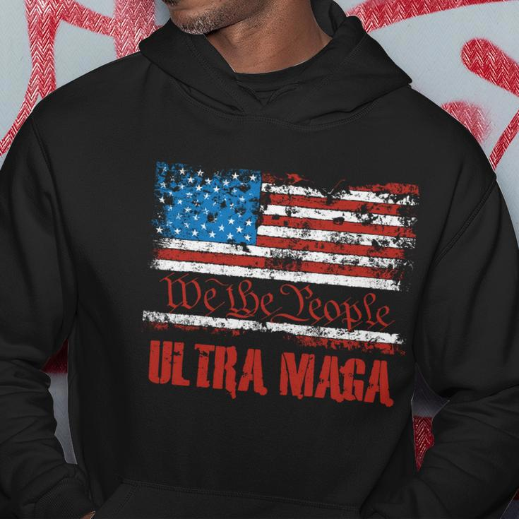 We The People Ultra Maga King Vintage Usa Flag Pride Hoodie Unique Gifts