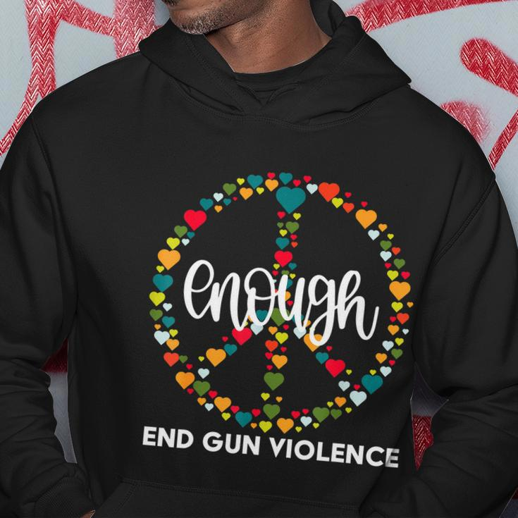 Wear Orange Peace Sign Enough End Gun Violence Hoodie Unique Gifts