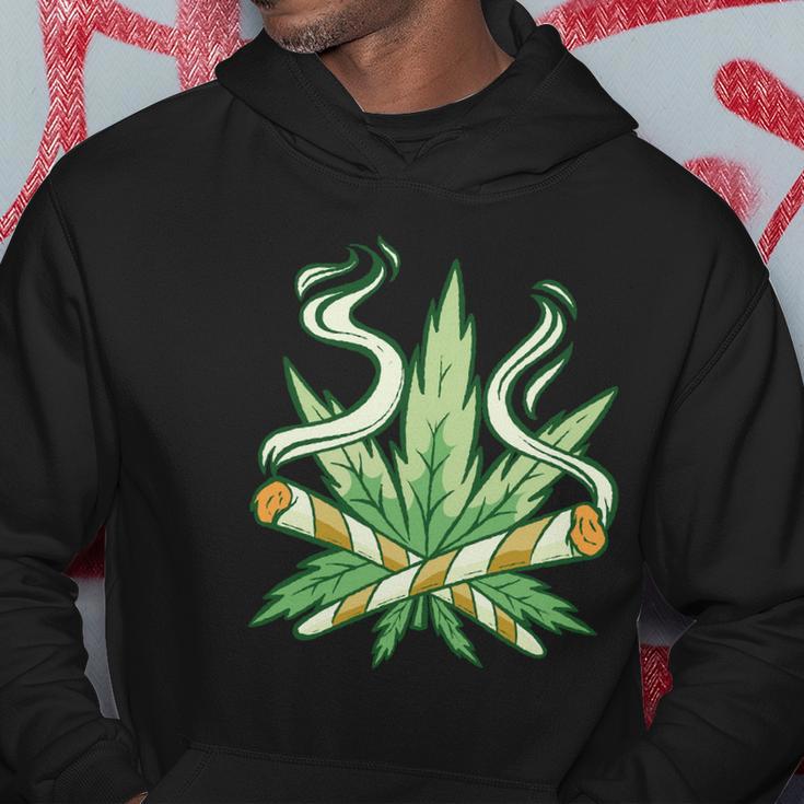 Weed Joint Cross Hoodie Unique Gifts