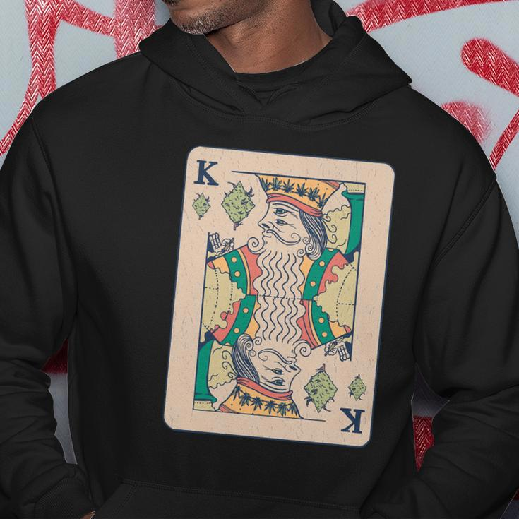 Weed King Poker Card Hoodie Unique Gifts