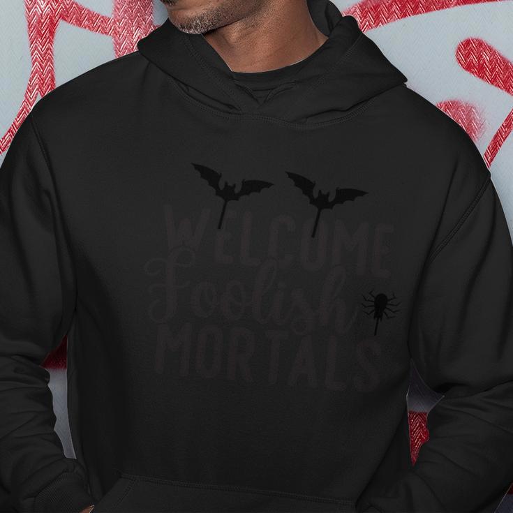 Welcome Foolish Mortals Halloween Quote Hoodie Unique Gifts