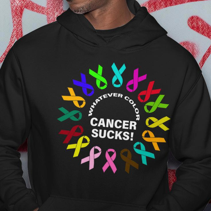 Whatever Color Cancer Sucks Tshirt Hoodie Unique Gifts
