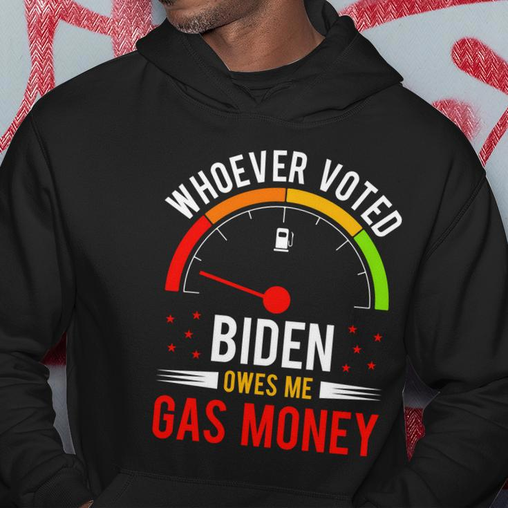 Whoever Voted Biden Owes Me Gas Money V4 Hoodie Unique Gifts