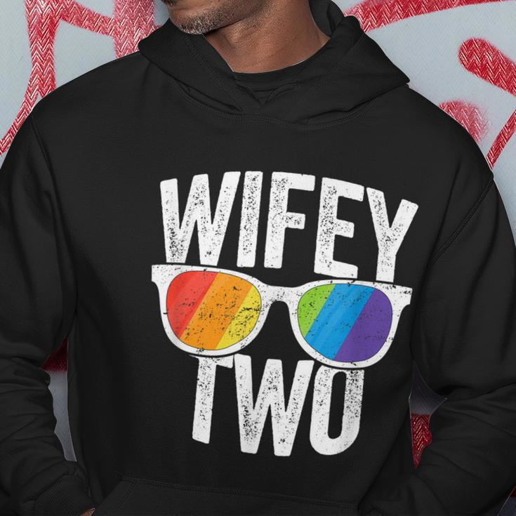 Wifey Two Lesbian Pride Lgbt Bride Couple Hoodie Unique Gifts